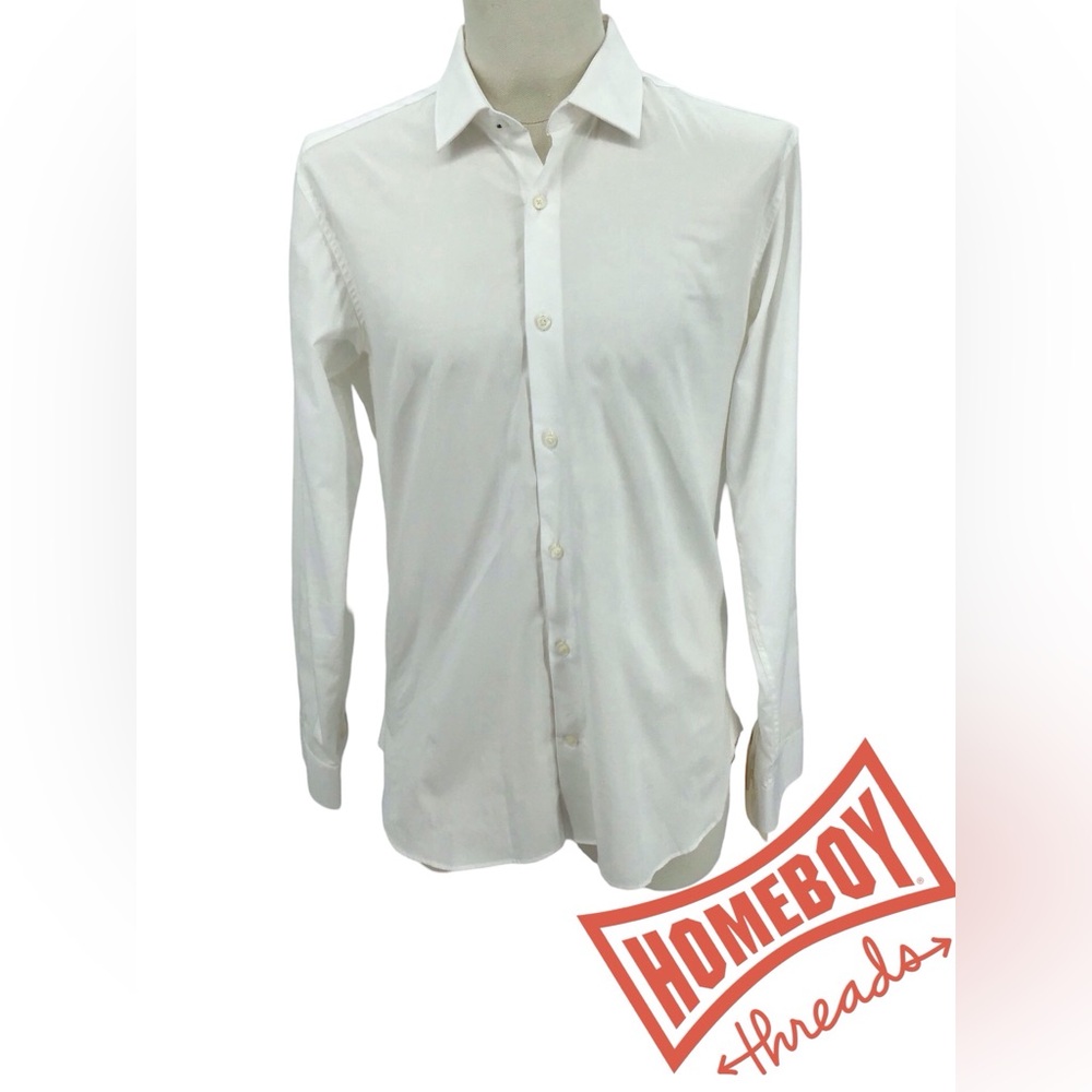 Ted Baker Men's White Shirt Size 15‎ 1/2